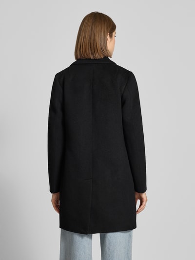 Tom Tailor Denim Płaszcz o kroju slim fit z dodatkiem wełny Czarny 5