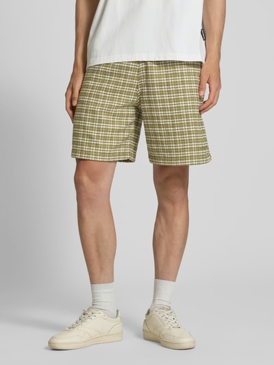 Carhartt Work In Progress Shorts mit Strukturmuster Modell 'Kander' Gruen 4