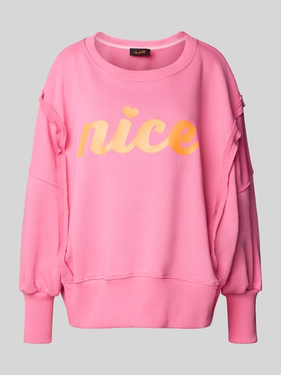 miss goodlife Relaxed fit sweatshirt met ronde hals Roze - 2