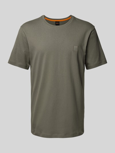 BOSS Orange T-Shirt mit Label-Detail Modell 'Tales' Mint 2