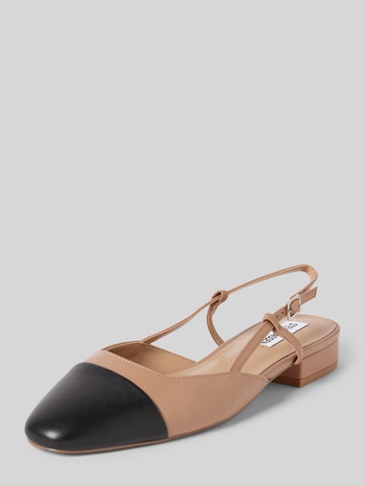 Steve Madden Slingbacks met contrastgarnering, model 'BELINDA' Beige - 1