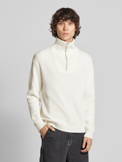 Redefined Rebel Gebreide pullover met ribboorden, model 'RIVER' Offwhite - 4