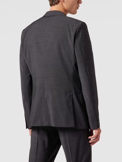 Strellson Slim Fit 2-Knopf-Sakko mit Stretch-Anteil 'Flex Cross' Anthrazit 5