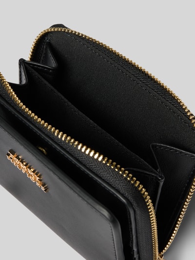 Tommy Hilfiger Portemonnaie aus echtem Rindsnappa Black 3