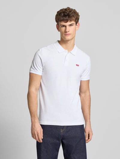 Levi's® Poloshirt mit Label-Detail Weiss 4