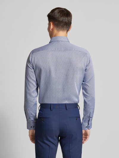 Eterna Slim Fit Business-Hemd mit Kentkragen Bleu 5