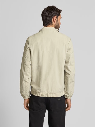 Tom Tailor Denim Regular Fit Funktionsjacke mit Label Stitching Beige 5