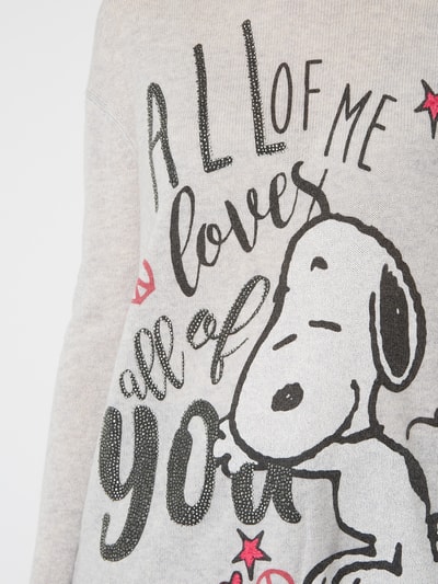 Princess Goes Hollywood Pullover mit Peanuts©-Print Hellgrau Melange 3