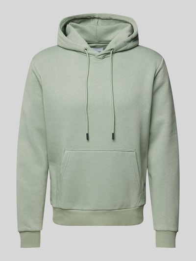 Jack & Jones Bluza z kapturem i kieszenią kangurką model ‘BRADLEY’ Miętowy 2