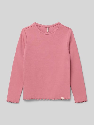 ONLY Regular fit shirt met lange mouwen van Katoenmix Model 'TRINNY LIFE' Oudroze - 1