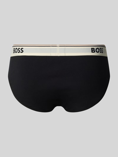 BOSS Slip aus Baumwoll-Mix im 3er-Pack Black 3
