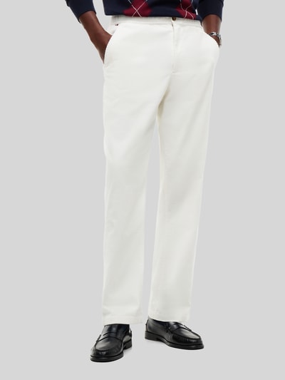 Tommy Hilfiger Straight Fit Cordhose aus reiner Baumwolle Modell 'DOVER' Offwhite 4