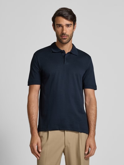 Marc O'Polo Regular Fit Poloshirt aus reiner Baumwolle Marine 4