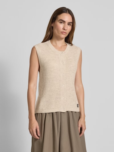 s.Oliver RED LABEL Regular fit spencer met alpaca Beige - 4