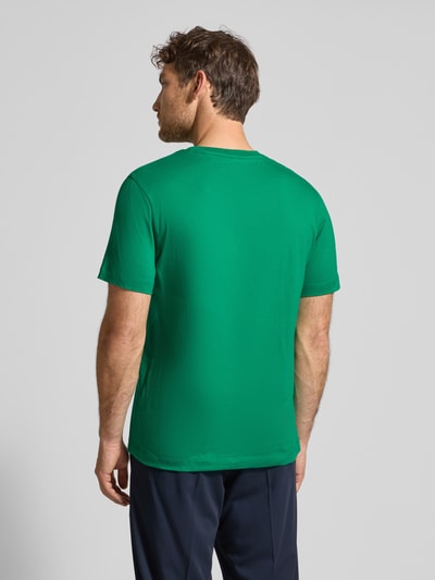 Tommy Hilfiger Regular fit T-shirt van puur katoen Groen - 5