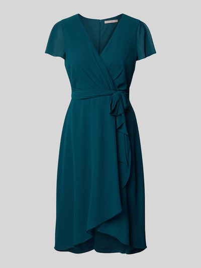 Christian Berg Cocktail Cocktailkleid in Wickel-Optik Lagune 2