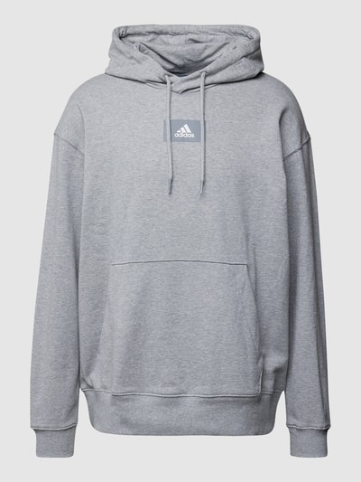 ADIDAS SPORTSWEAR Hoodie mit Label-Print Mittelgrau Melange 2