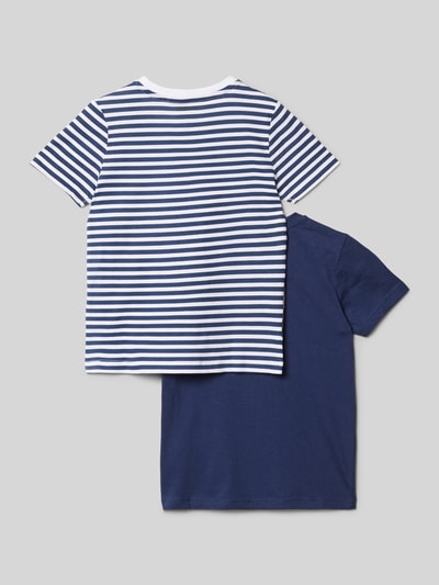 Blue Seven T-Shirt mit Motiv-Print im 2er-Pack Marine 3