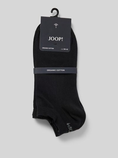 JOOP! Collection Sneakersokken met labelprint Zwart - 3