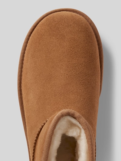 UGG Boots aus Leder mit Plateausohle Modell 'CLASSIC ULTRA MINI' Camel 3