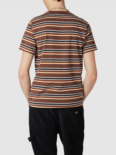 Levi's® T-shirt met streepmotief, model ‘ORIGINAL’ Donkerbruin - 5