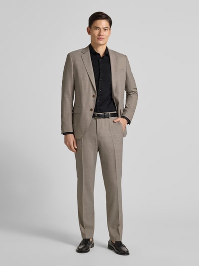 ETERNA Slim Fit Business-Hemd mit Knopfleiste Black 1