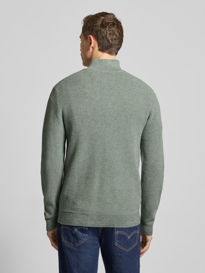 SELECTED HOMME Regular fit schipperstrui van biologisch katoen, model 'ROSS' Groen gemêleerd - 5