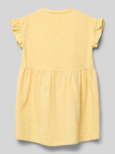 Name It Kleid mit Rundhalsausschnitt Modell 'JOANE' Hellgelb 3