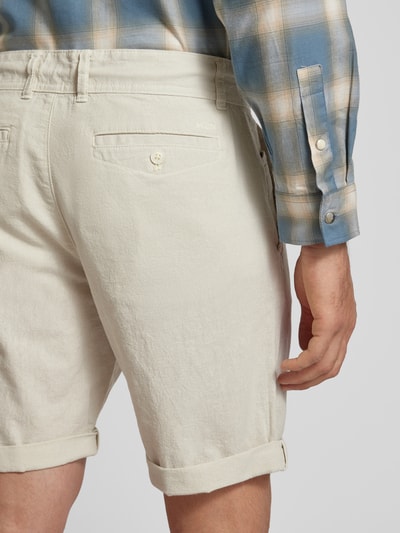 MCNEAL Bermudas mit Tunnelzug Offwhite Melange 3