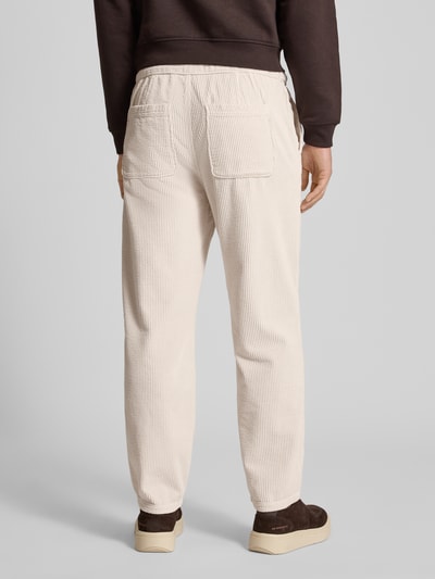 American Vintage Cordhose mit elastischem Bund Modell 'PADOW' Beige 5