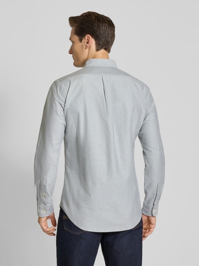 Polo Ralph Lauren Regular fit vrijetijdsoverhemd met logostitching, model 'Cub' Groen - 5