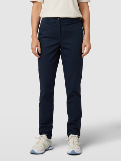 Tommy Hilfiger Slim Fit Chino mit Bügelfalten Modell 'BLEND' Marine 4