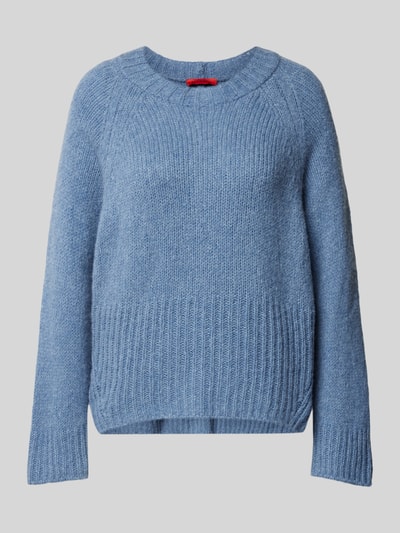 MAX&Co. Gebreide pullover met ronde hals, model 'JOSEF' Bleu - 2