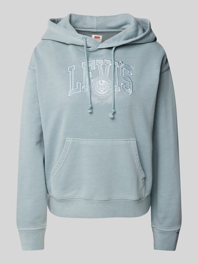 Levi's® Hoodie met labelstitching Blauw - 2