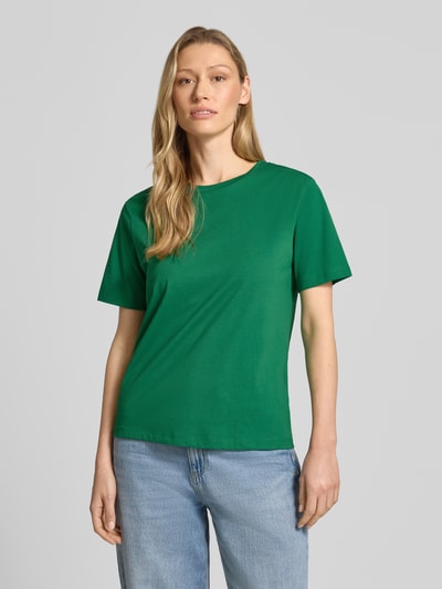 Jake*s Casual t-shirt z bawełny ekologicznej Trawiasty zielony 4