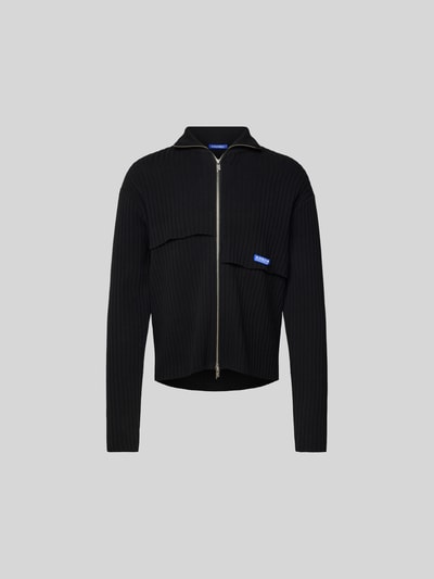 A-COLD-WALL Strickjacke in Ripp-Optik Black 2