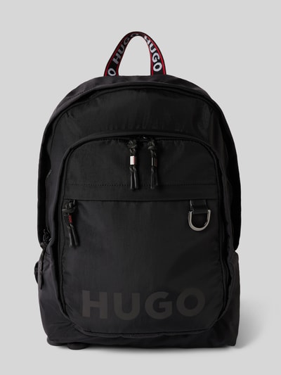 HUGO Rucksack mit Label-Details Modell 'Quentyn' Black 2