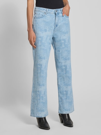 Mustang Jeansy z szeroką nogawką i wpuszczanymi kieszeniami model ‘MADISON’ Jasnoniebieski 4