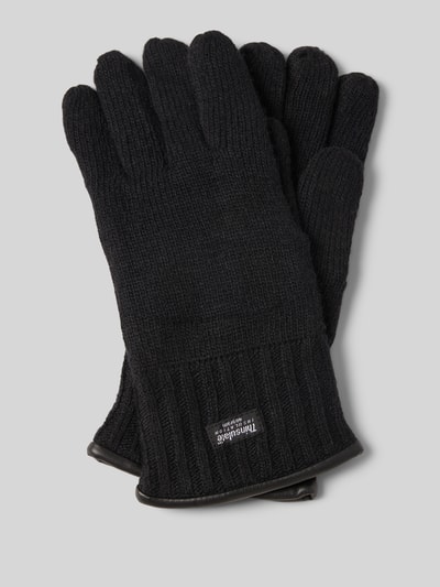 EEM Wollen handschoenen van zuivere wol, model 'THINSULATE' Zwart - 1