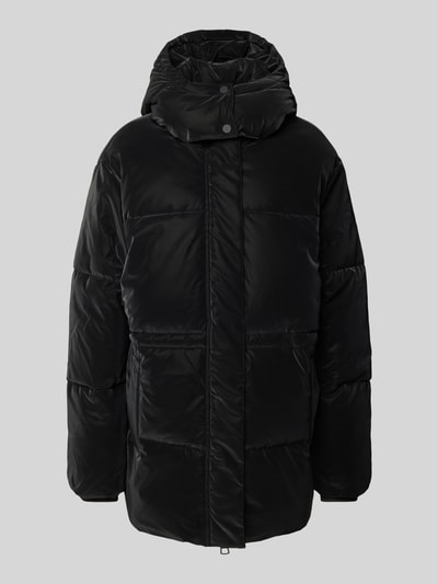 Jake*s Casual Steppjacke mit Kapuze Black 2