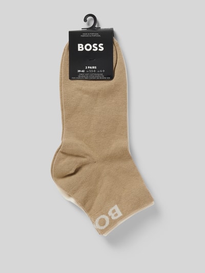 BOSS Socken mit Label-Print im 2er-Pack Beige 3