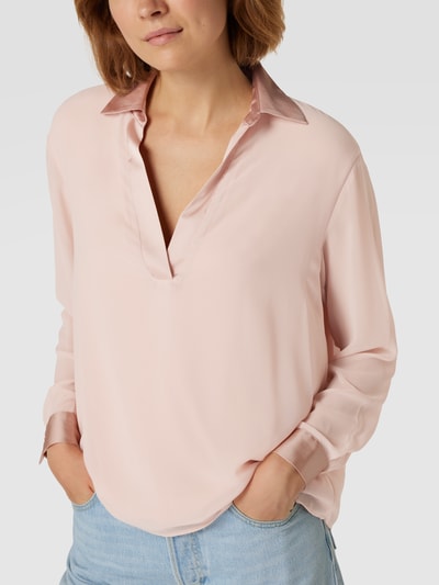 Jake*s Collection Bluse mit V-Ausschnitt Rose 3