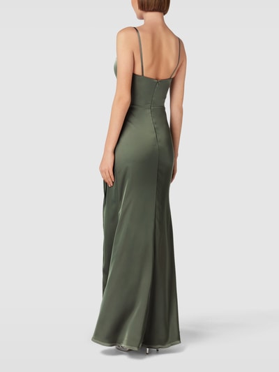 Mascara Abendkleid mit Raffungen Grün 5
