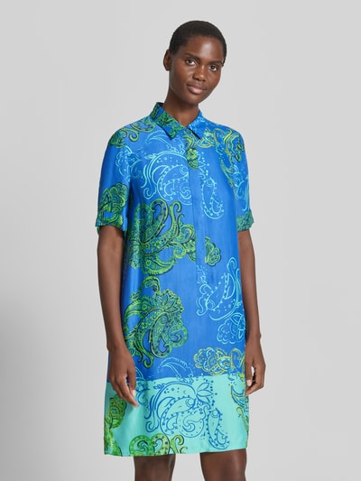 Betty Barclay Knielange overhemdjurk van viscose Groen - 4