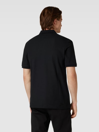 BOSS Poloshirt mit Label-Stitching Modell 'Parlay' Black 5