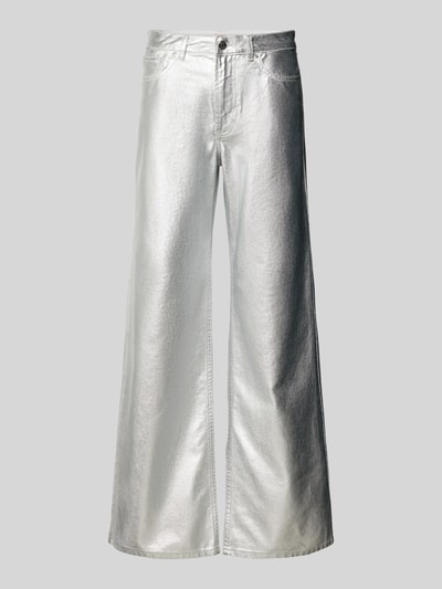 Only Hose im 5-Pocket-Design Modell 'MADISON' Silber 2