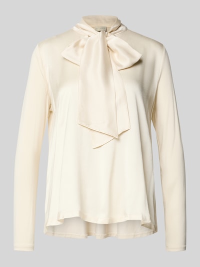 Milano Italy Bluzka z wiązanym detalem Złamany biały 2