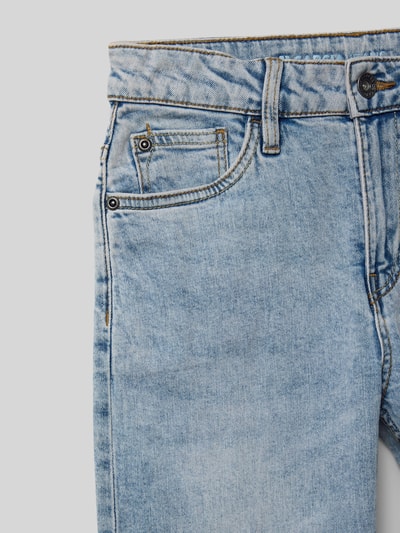 Garcia Straight Fit Jeans mit Logo-Patch Modell 'Ilyano' Hellblau 2