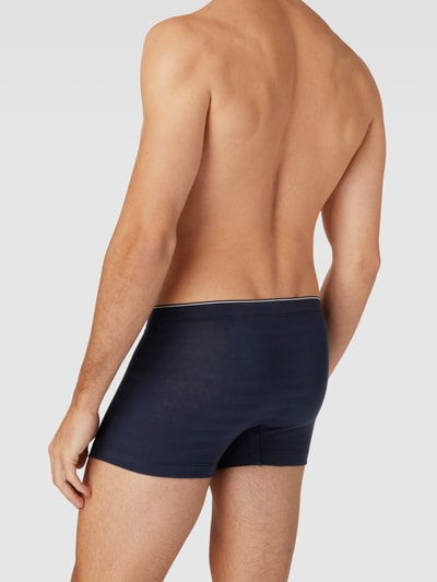 Schiesser Boxershort met elastische band Donkerblauw - 4