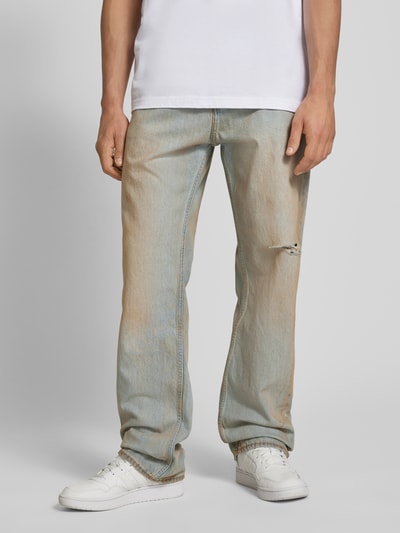 Hugo Blue Jeans met 5-pocketmodel, model 'Nate' Lichtblauw - 4